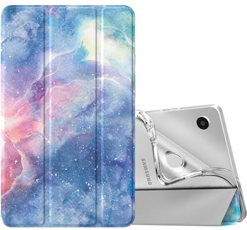 TiMOVO Custodia Compatibile con Samsung Galaxy Tab A9 Case 8.7" 2023, Cover Posteriore Sottile e Morbida in TPU Traslucido e Smerigliato per Galaxy Tab A9 8.7" SM-X110/X115/X117, Nebulose Fantastiche