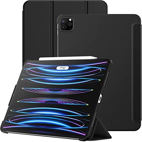 JETech Custodia per iPad Pro 11 Pollici (2022/2021/2020/2018, 4a/3a/2a/1a Generazione), Cover Protettiva per Tablet Morbida al Tatto con Guscio Posteriore Rigido, Auto Svegliati/Sonno (Nero)