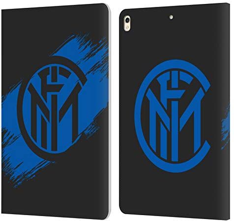 Head Case Designs Licenza Ufficiale Inter Milan Tratti di Pennello Grafici Custodia Cover in Pelle a Portagoglio Compatibile con Apple iPad PRO 10.5 (2017)