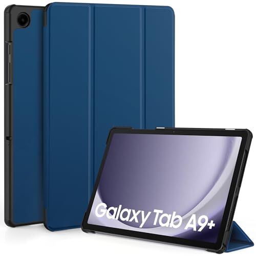 EasyAcc Custodia Cover Compatibile con Samsung Galaxy Tab A9+ / A9 Plus 11 Pollici 2023 SM-X210/ X215/ X216 Tablet, Blu Mare