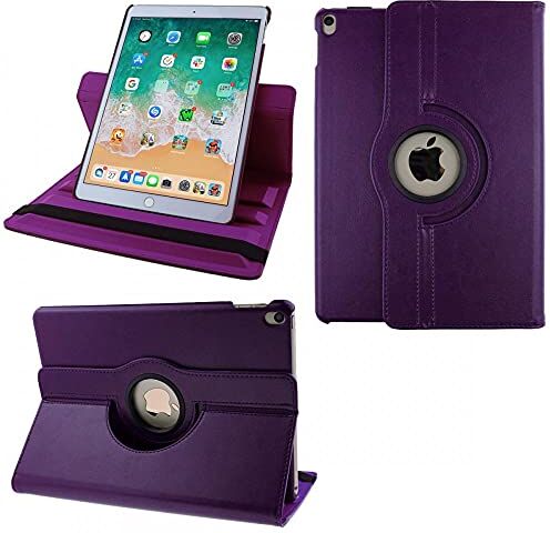 COOVY ® 2.0 Custodia per Apple iPad pro 10.5 (2017), iPad Air 10.5 (3. Gen. 2019) SMART 360° GRADI DI ROTAZIONE COVER SUPPORTO PROTEZIONE CASE Auto Sveglia/Sonno   viola