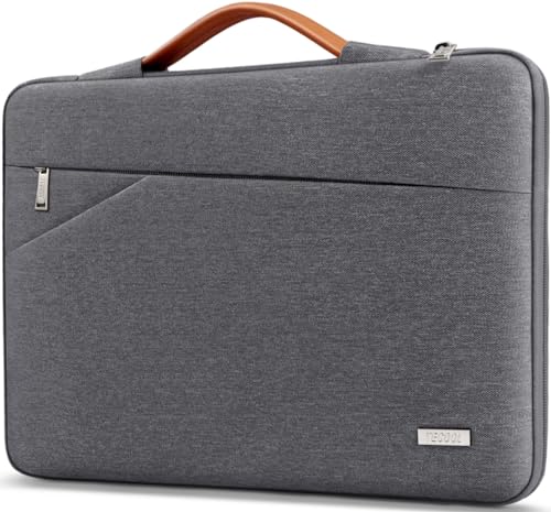 TECOOL 14 Pollici Custodia PC Portatile per 14'' HP Dell Acer ASUS Lenovo Thinkpad Ideapad Chromebook Notebook Laptop, Custodia 15,3 Pollici MacBook Air M2 2023 Borsa Sleeve, Grigio scuro