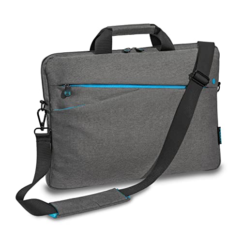 PEDEA borsa per PC portatile "Fashion" Borsa per notebook fino a 13,3 pollici (33,8 cm) borsa con tracolla, grigio