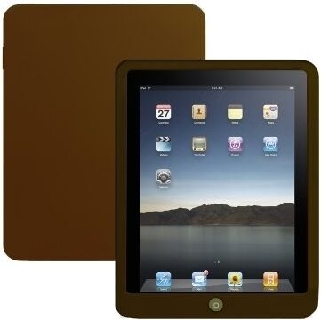 Logotrans Standard Series Custodia in silicone per Apple iPad, colore: marrone