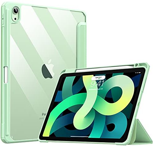 TiMOVO Custodia Protettiva Compatibile con Nuovo iPad Air 5a Generazione 2022/iPad Air 4a Generazione 2020, iPad Air Case 10.9-Pollici, con Supporto e Portapenna Verde