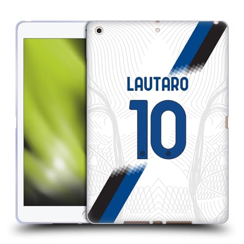Head Case Designs Licenza Ufficiale Inter Milan Lautaro Martínez 2023/24 Giocatori Away Kit Custodia Cover in Morbido Gel Compatibile con Apple iPad 10.2 2019/2020/2021