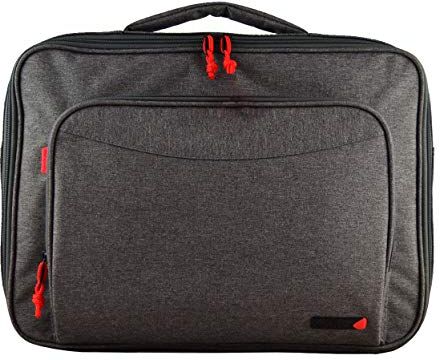 Tech air Valigetta classiqiue per ultrabook 11/13" o ultra tablet grigio tasto rosso 1 tasca anteriore organizer. Tracolla