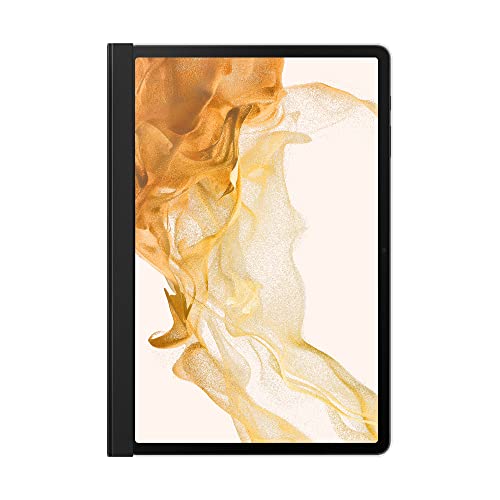 Samsung Note View Cover Custodia a libro con Copertina Trasparente per Galaxy Tab S7+   Tab S7 FE   Tab S8+, Nero