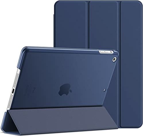 JETech Custodia Compatibile iPad Air 1a Edizione (Non per Air 2), Cover con Funzione di Supporto, Auto Svegliati/Sonno (Blu Marino)