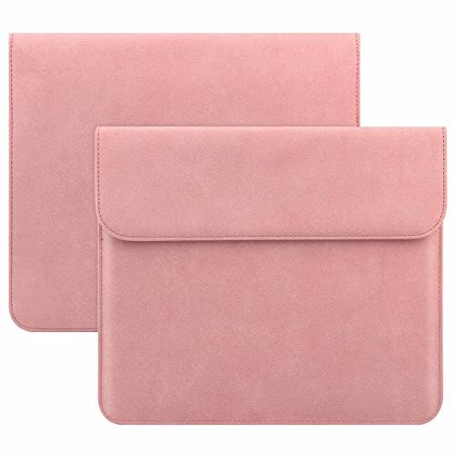 HoYiXi Custodia universale per 10,2 pollici Kindle Scribe 1ª generazione 2022/10,3 pollici Kobo Elipsa eReader 2021/10,3'' Remarkable 2 Carta digitale 2020 Protettiva Borsa per 10.2'' iPad, rosa