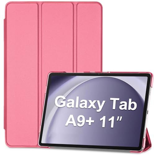 ProCase Cover Samsung Galaxy Tab A9+ 11 Pollici 2023, Custodia Galaxy Tab A9 Plus [SM-X210/X215/X216/X218], Smart Cover per Galaxy Tab A9+ Ultra Sottile Leggero -Melonpink