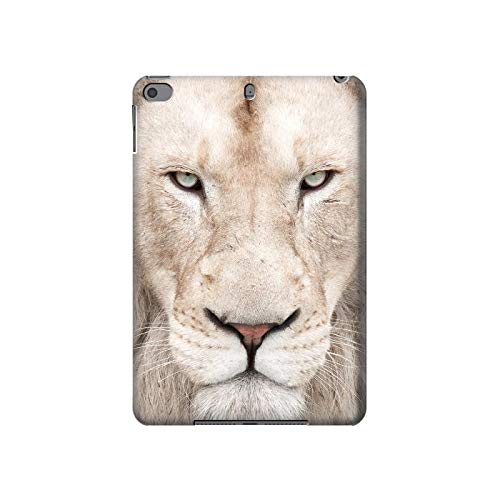 Innovedesire White Lion Face Tablet Case Cover Custodia per iPad Mini 4, iPad Mini 5, iPad Mini 5 (2019)