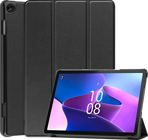 XITODA Cover per Lenovo Tab M10 3rd Gen 10.1'' 2022, PU Pelle Flip Cover con Funzione Stand Custodia per Lenovo Tab M10 3a Generazione TB328 10,1 Pollici 2022 Tablet,*Nero