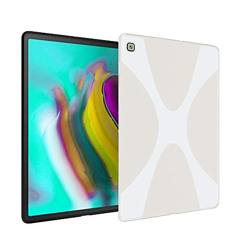 Lobwerk Cover in silicone per Samsung Galaxy Tab S5e SM-T720 T725, 10,5 pollici, ultra sottile, colore: Bianco