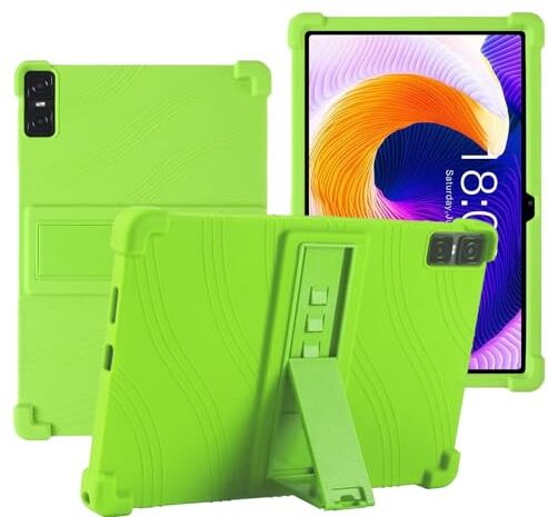 YHFZR Custodia Cover per Teclast T45HD, Ultra Leggero Protettiva Cover in Silicone con Supporto per Bambini per Teclast T45HD 10,5 Pollici, Verde