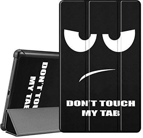 FINTIE Custodia per Samsung Galaxy Tab A 10.1 2019 Ultra Sottile Leggero Cover Protettiva Case per Samsung Galaxy Tab A 10.1 Pollici Modello SM-T510 / SM-T515 2019, Don't Touch