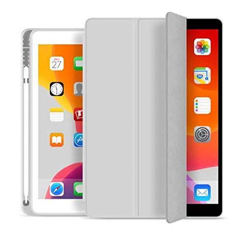 Huiran Custodia Magnetica Intelligente con portamatite per iPad PRO 11 12.9 2020 Mini5 PRO 11 10.5 12.9 2018 Air 10.5 2019 Flip Stand Cover-Grigio    11   2018