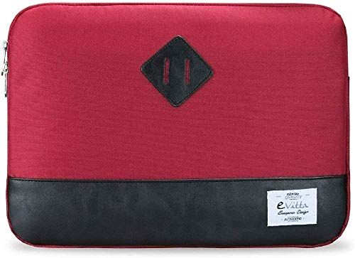 E-Vitta Sleeve Heritage borsa per notebook 35,6 cm (14") Custodia a tasca, 35,6 cm (14"), 155 g, Nero, Rosso)