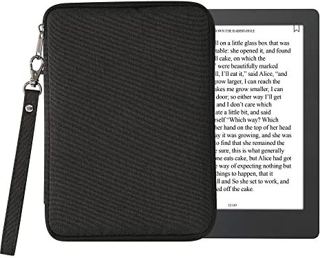 kwmobile Custodia Universale per eReader 6" eReader Cover Case Antiurto in Eva con Chiusura a Zip Astuccio Porta Tablet Nero