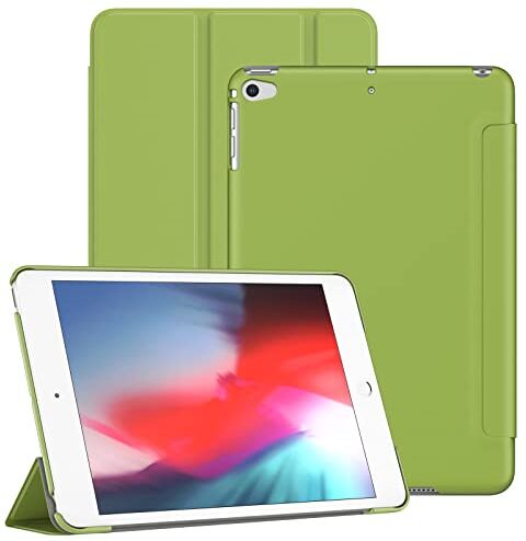 JETech Custodia per iPad mini 5/4 (2019/2015 Modello 5a/4a Generazione), Cover Protettiva per Tablet Morbida al Tatto con Guscio Posteriore Rigido, Auto Svegliati/Sonno (Verde)