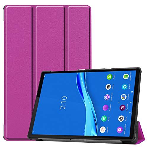 Lobwerk Custodia Sottile per Tablet Lenovo Tab M10 Plus TB-X606F TB-X606X 10,3 Pollici, con Funzione leggio e spegnimento Automatico, Colore: Viola