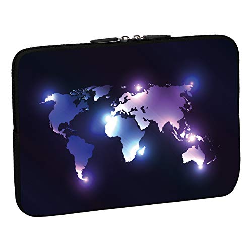 PEDEA Custodia per Laptop 15,6 pollici (39,6 cm) neoprene, Dark World