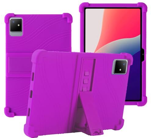 YHFZR Custodia Cover per Lenovo Erazer M20 10,4 Pollici, Ultra Leggero Protettiva Cover in Silicone con Supporto per Bambini per Lenovo Erazer M20 10,4 Pollici, Viola