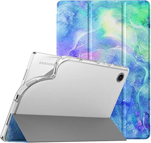 TiMOVO Custodia Protettiva Compatibile con Galaxy Tab A8 2021 2022 10,5 Pollici (SM-X200/ SM-X205), in TPU Morbido, Auto Sveglia/Sonno, Retro Semi-Trasparente, Ultra Sottile, Nebulose Fantastiche