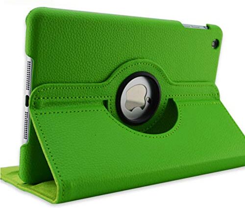 SOENS Compatibile con Samsung Galaxy Tab Note Pro 12.2 "SM- Custodia for tablet P900 P901 P905 Staffa girevole a 360° Flip Stand Cover in pelle (Color : Green)