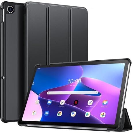 TiMOVO Custodia Protettiva Compatibile con Lenovo Tab M10 Plus 3rd Gen 10.6 Pollici 2022, Sottile e Leggero, Custodia Protettiva a Guscio Posteriore Rigido per Lenovo Tab M10 Plus 2022, Nero