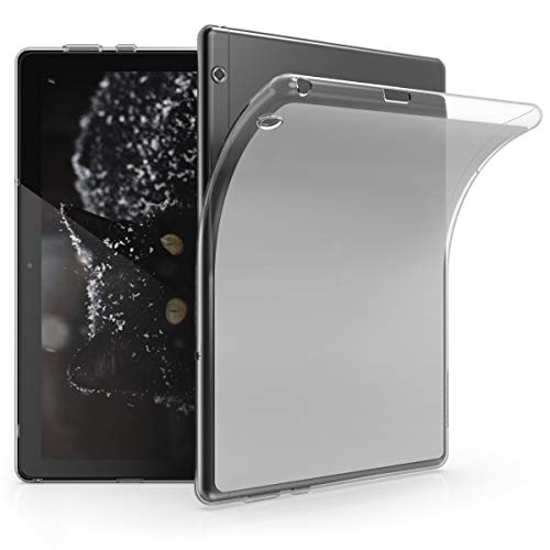 kwmobile Custodia Protettiva Tablet Compatibile con Huawei MediaPad T5 10 Cover Cover Trasparente Morbida Silicone Tablet trasparente