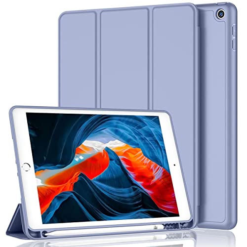 Blyge Cover per iPad da 10,2" per iPad 9a generazione 2021 8ª 2020 e settima generazione 2019, custodia sottile per Apple iPad 10,2", colore: Viola