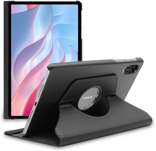 ebestStar Cover per Honor Pad X9, Custodia Protezione Rotazione 360, Pelle PU, Nero