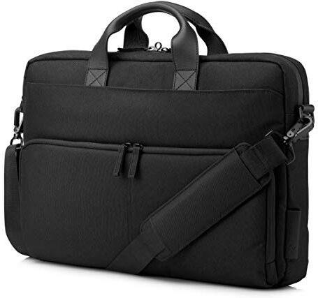 HP PC Envy Urban Borsa Tracolla per Notebook fino a 15.6", Vano Imbottito, Tasca Ottimale per Bloccare i Lettori RFID, Tessuti e Cerniere Resistenti, Tessuto Impermeabile, Nero