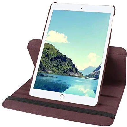 Lobwerk Custodia per Apple iPad Mini 5, 7,9 Pollici, Girevole a 360° Marrone Marrone