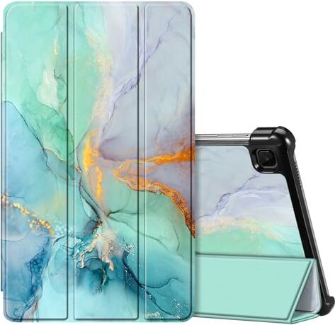 FINTIE Custodia per Samsung Galaxy Tab A7 Lite 8.7'' 2021 SM-T225/T220 Ultra Sottile Leggero Cover Protettiva Case per Samsung Galaxy Tab A7 Lite 8.7 Pollici, Emerald Marble