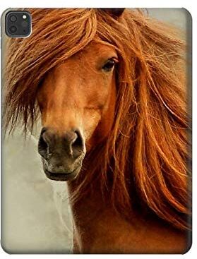 Innovedesire Beautiful Brown Horse Tablet Case Cover Custodia per iPad PRO 12.9 (2018,2019,2020)