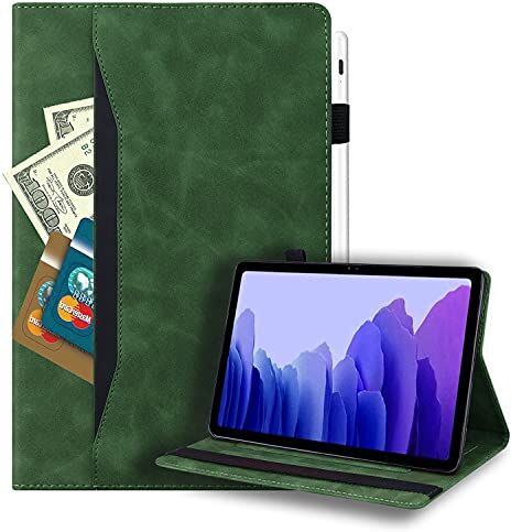 Rosbtib Custodia per iPad 9.7 2018 2017,Cover per iPad 6a Generazione/Cover per iPad 5a Generazione,Folio Cover Business Pelle al Tatto Multi-angli Stand Case con Slot per Schede, Verde