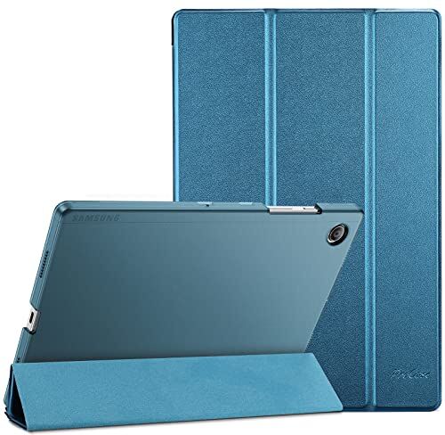 ProCase Custodia per Galaxy Tab A8 10.5 Pollici 2021[SM-X200/X205], Smart Cover Ultra Sottile Leggero Copertura Intelligente, Cover Traslucida Smerigliata -Teal