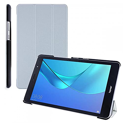 COOVY ® Custodia protettiva ultra sottile con funzione di supporto per Huawei Mediapad T3 8" (8"), colore: Bianco