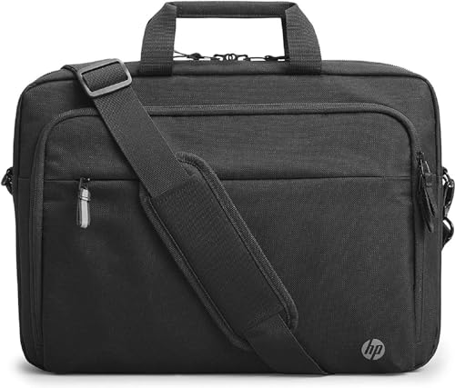 HP Borsa Renew Business per Notebook fino a 14", realizzata con il 95% di materiale riciclato, Pass-through per il Trolley, tasca RFID, tasca tracker Bluetooth, nera