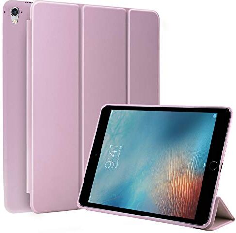 N NEWTOP Cover Compatibile per Apple iPad PRO da 9.7' Pollici 2016, Custodia Flip Smart Libro Ori Case Ultra Sottile Leggera Stand Supporto Funzione Wake/Sleep Simil Pelle (Lilla)