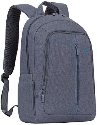 RivaCase 7560 Laptop Backpack 15.6", Zaino per Laptop Fino a 15.6", Grigio