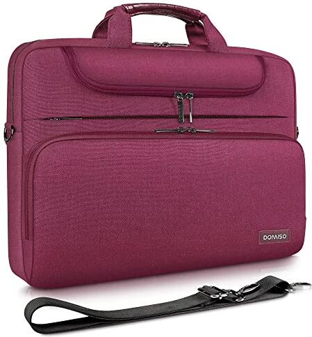 DOMISO 10,1-10,5 Pollici Borsa PC Impermeabile Custodia Messenger Ventiquattrore per Computer Portatile/Tablet / 9.7" iPad Pro/Samsung Galaxy Tab/Asus/HP/Dell/Lenovo, Viola