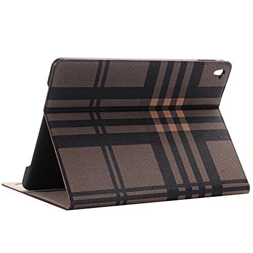 Jennyfly Custodia per iPad Mini 3, facile da vedere, sottile, in pelle PU, con supporto per carte di credito, per iPad Mini 1/2/3, colore: Marrone