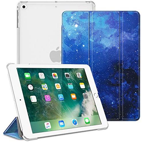 FINTIE Cover per iPad 9.7 Pollici 2018 2017 Sottile Leggero Semi-Trasparente Custodia Case con Auto Sveglia/Sonno Funzione per iPad 9,7 inch 2018 2017 Modello, Starry Sky