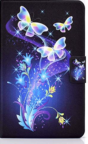 Bspring Custodia per Tablet Samsung Galaxy Tab S6 Lite 10.4" 2020 Flip Case Cover with Support Fonction per Samsung Galaxy Tab S6 Lite 10.4" 2020,Farfalla Volare