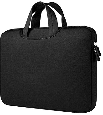 ZhuiKun 11/12 Pollici ShockProof Custodia Borsa Ventiquattrore Cartella Involucro Sleeve Case per Laptop/Notebook/Computer Portatile/MacBook/MacBook Pro Nero