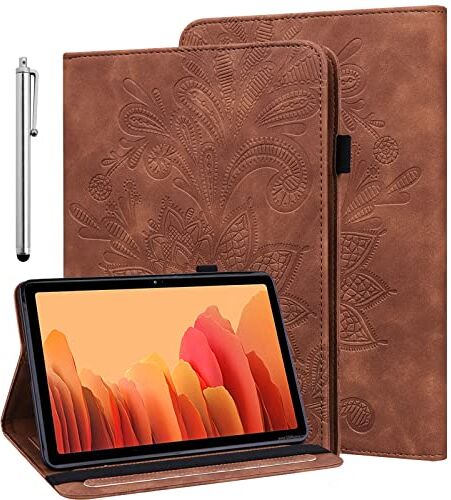 GLANDOTU Custodia per Lenovo Tab M10 Plus 3rd Gen Cover (2022) 10.6 pollici, Ultra Sottile Premium Flip PU Pelle Cover Custodia per Lenovo M10 Plus 3rd Gen 10.6" Cover (marrone)