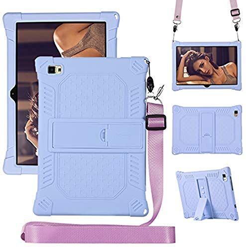 RLTech Custodia Cover per Teclast P20HD/Teclast M40 PRO, Ultra Leggero Protettiva Cover in Silicone con Supporto per Bambini per Teclast P20HD/Teclast M40 PRO, Viola